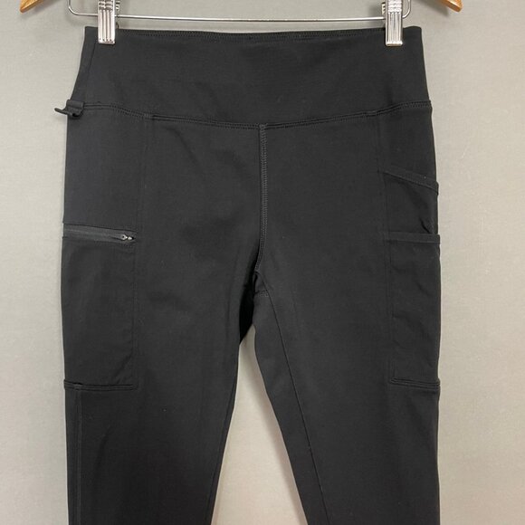 Carhartt Leggings Fitted Stretch Utility Pants Women Size XS Black Side Pockets - Picture 2 of 9